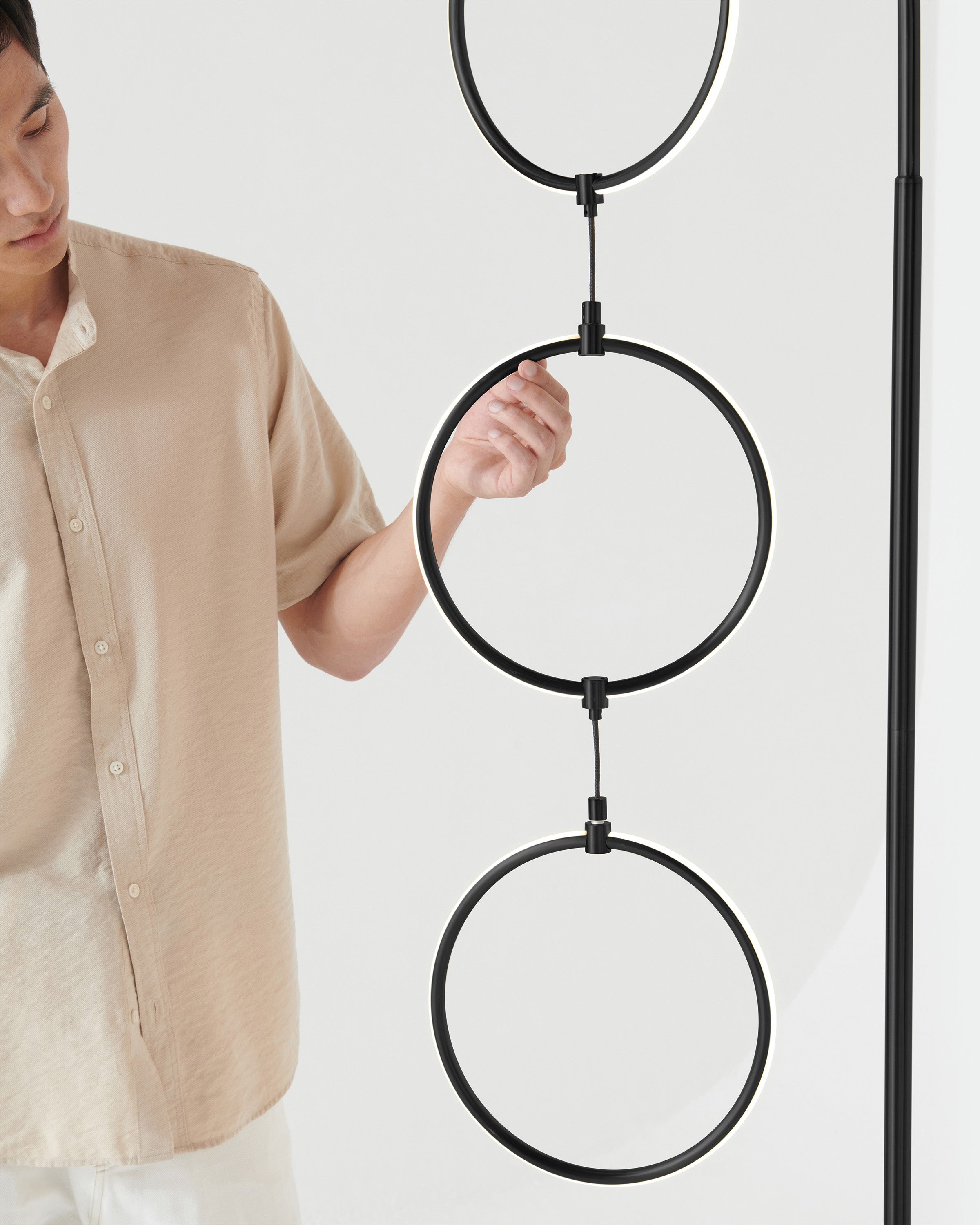 Nova Floor Lamp - Smart Ambient Lighting Comfort (Floor Lamp, Living Room Light, Modern Stand Light)