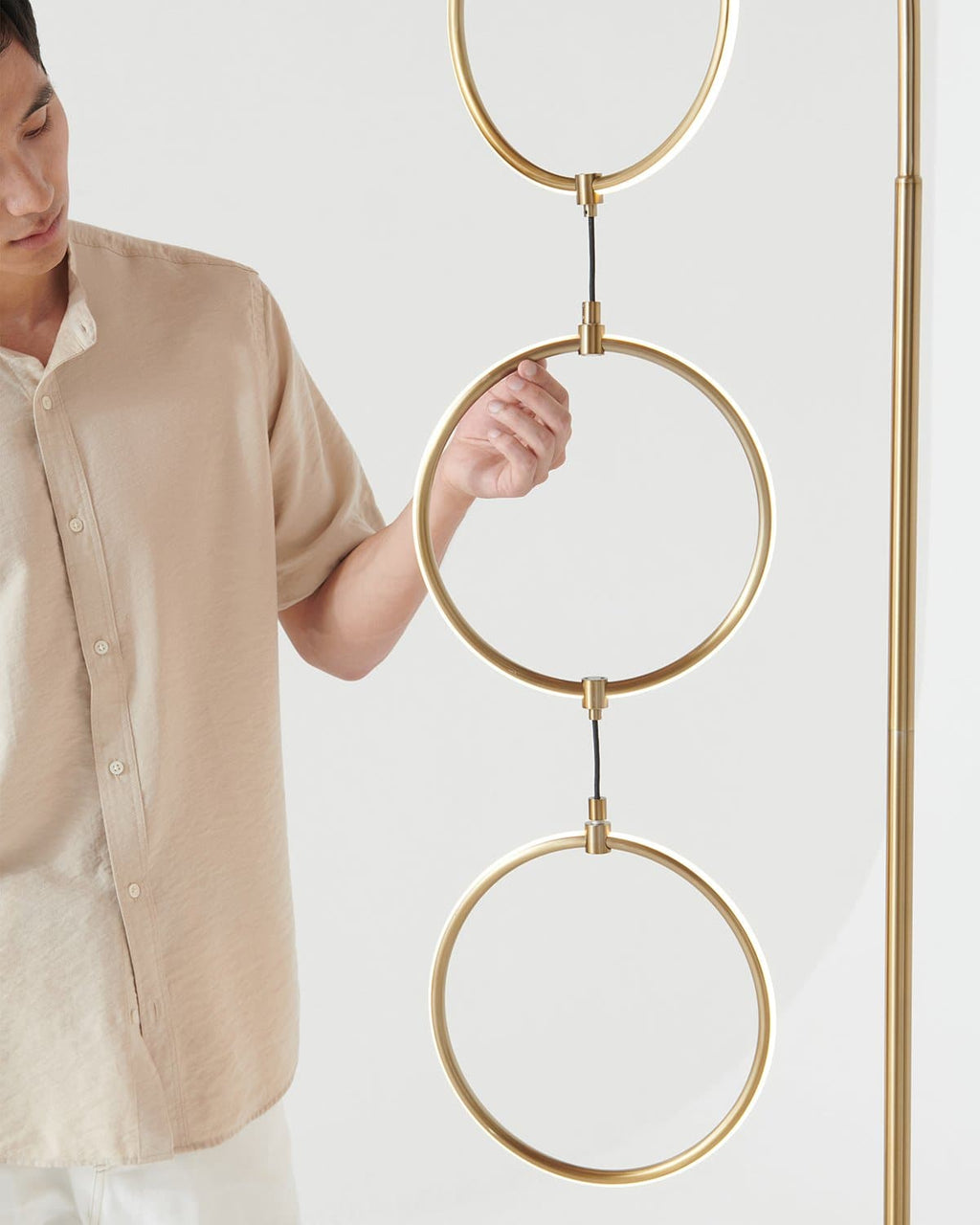 Nova Floor Lamp - Smart Ambient Lighting Comfort (Floor Lamp, Living Room Light, Modern Stand Light)