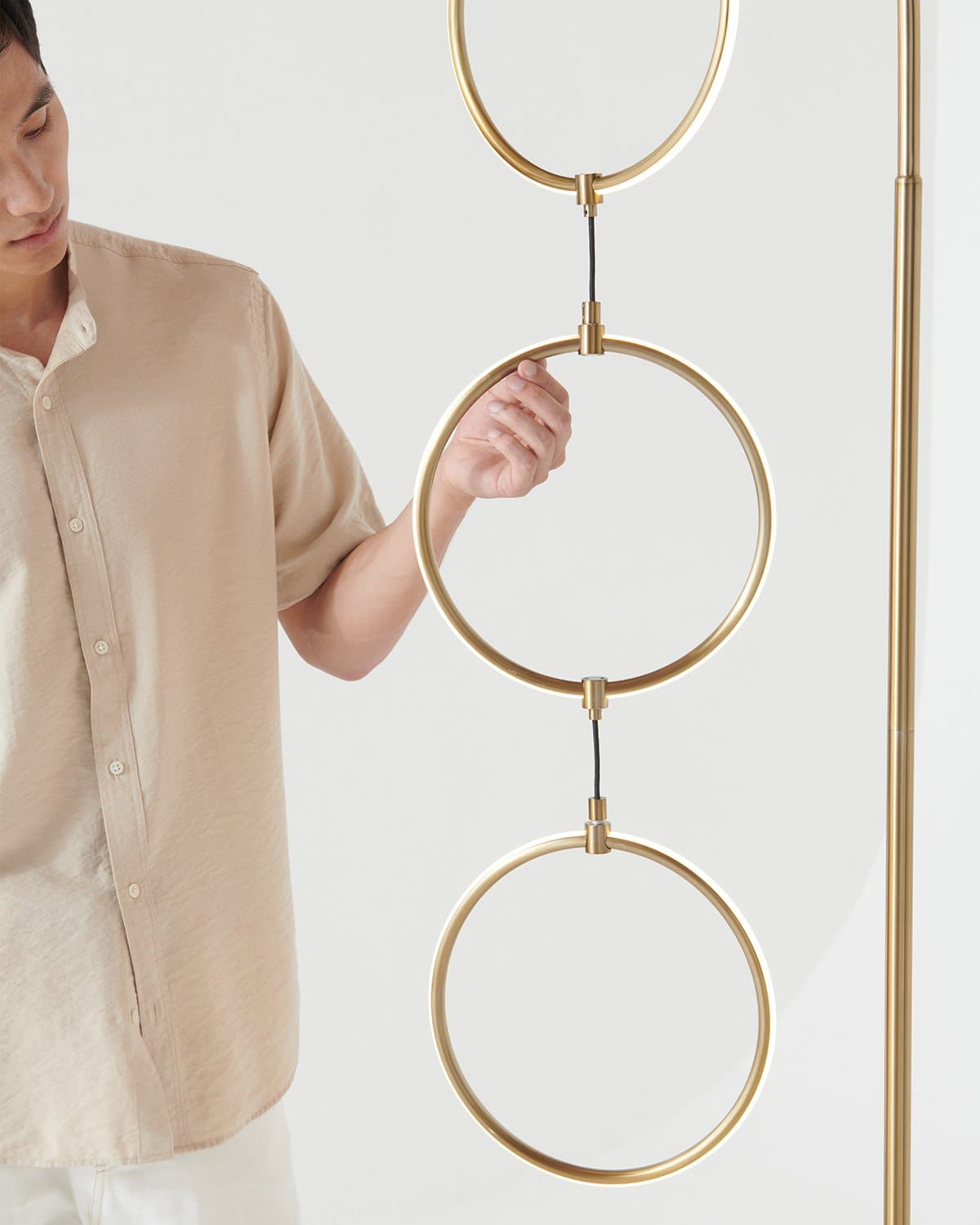 Nova Floor Lamp - Smart Ambient Lighting Comfort (Floor Lamp, Living Room Light, Modern Stand Light)