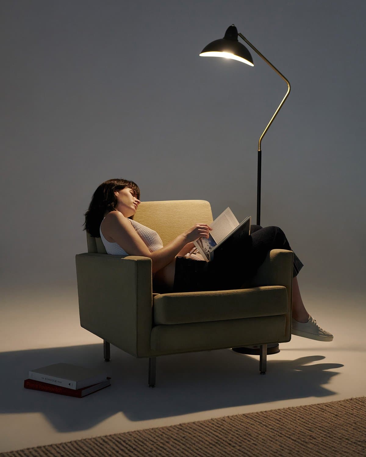 Swoop Floor Lamp - Smart Ambient Lighting Comfort (Floor Lamp, Living Room Light, Modern Stand Light)