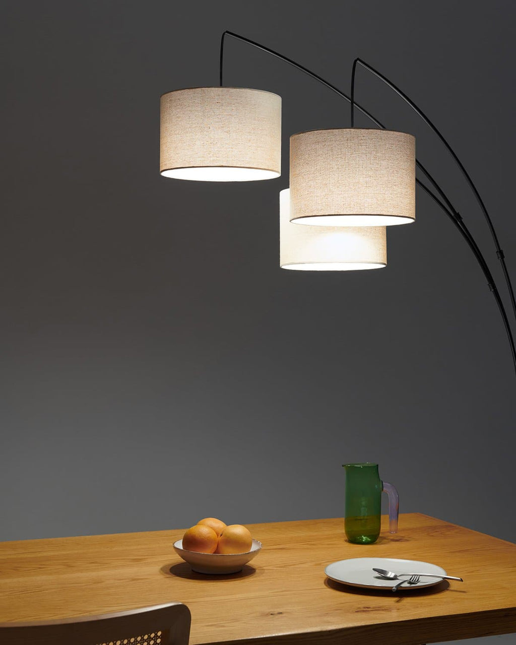 Trilage Floor Lamp - Smart Ambient Lighting Comfort (Floor Lamp, Living Room Light, Modern Stand Light)