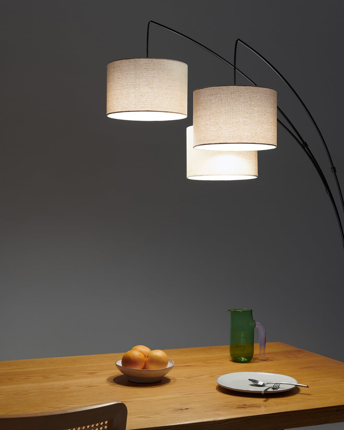 Trilage Floor Lamp - Smart Ambient Lighting Comfort (Floor Lamp, Living Room Light, Modern Stand Light)
