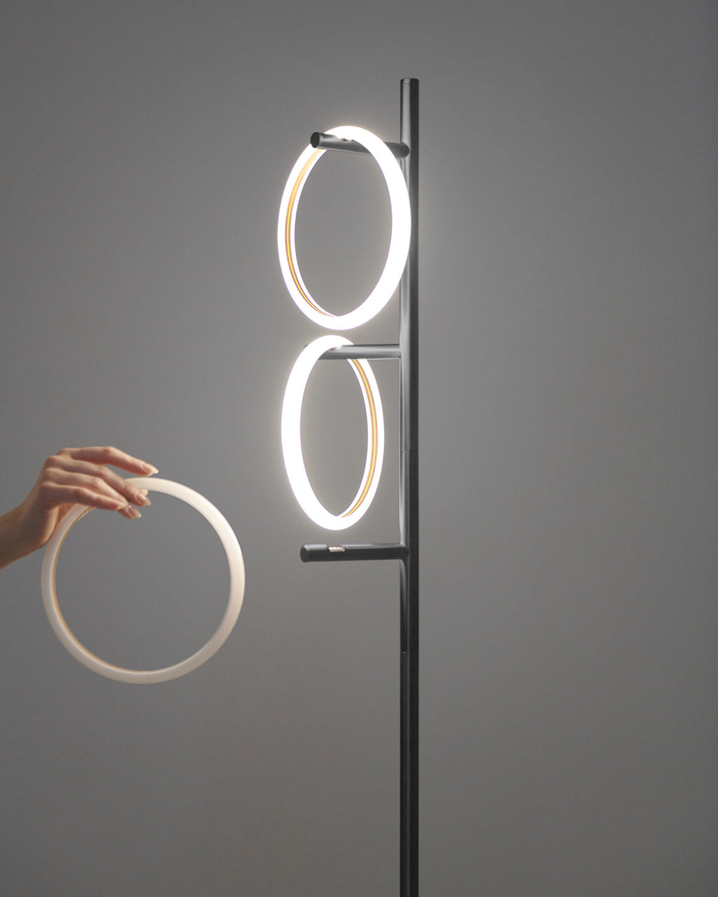 Saturn Floor Lamp - Smart Ambient Lighting Comfort (Floor Lamp, Living Room Light, Modern Stand Light)
