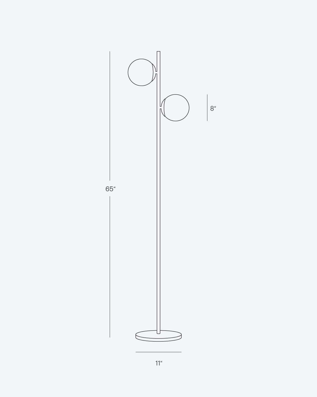 Sphere Floor Lamp - Smart Ambient Lighting Comfort (Floor Lamp, Living Room Light, Modern Stand Light)