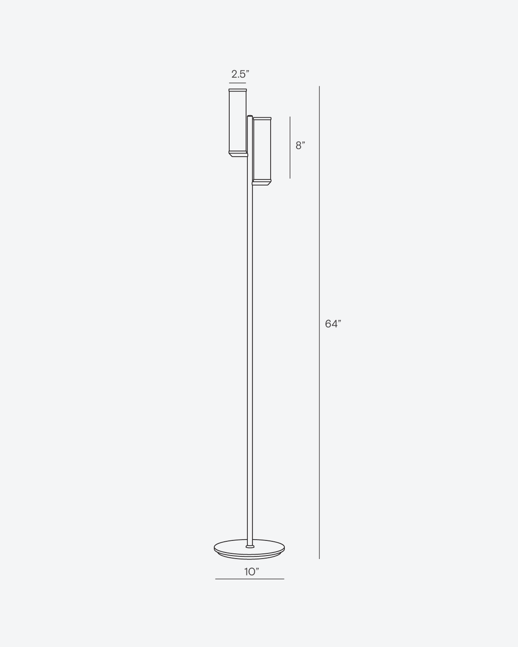 Gemini Floor Lamp - Smart Ambient Lighting Comfort (Floor Lamp, Living Room Light, Modern Stand Light)