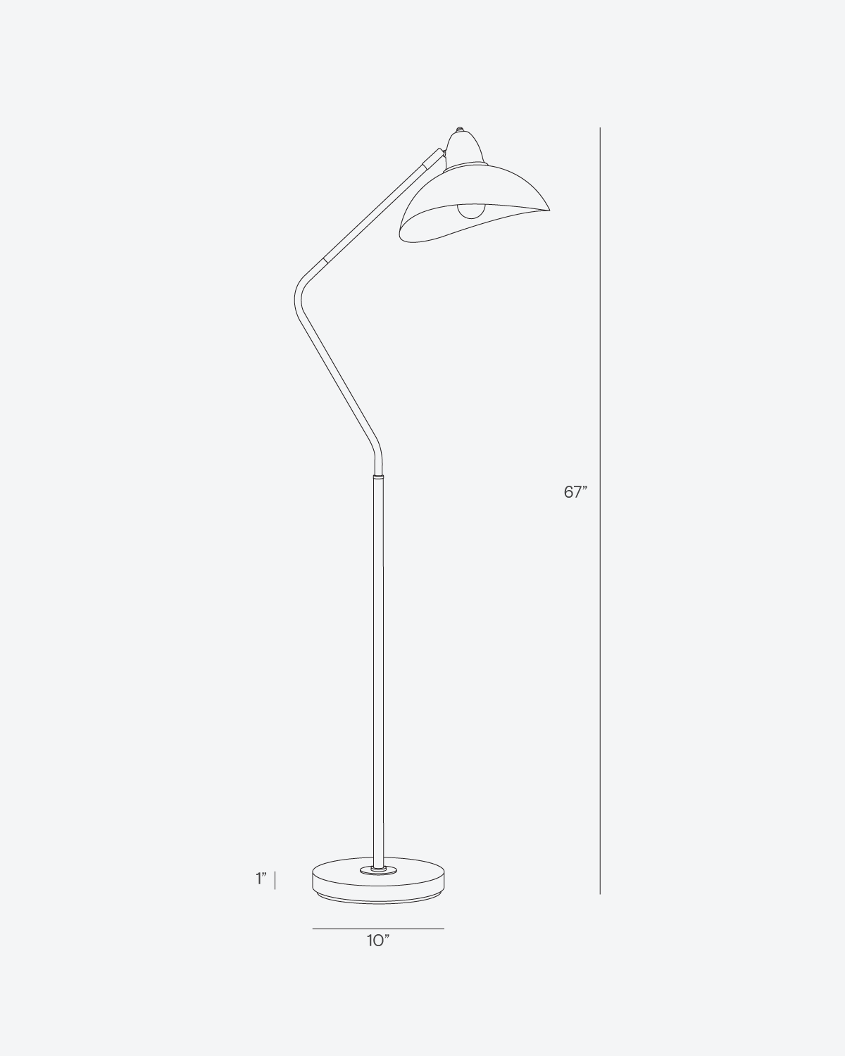Swoop Floor Lamp - Smart Ambient Lighting Comfort (Floor Lamp, Living Room Light, Modern Stand Light)