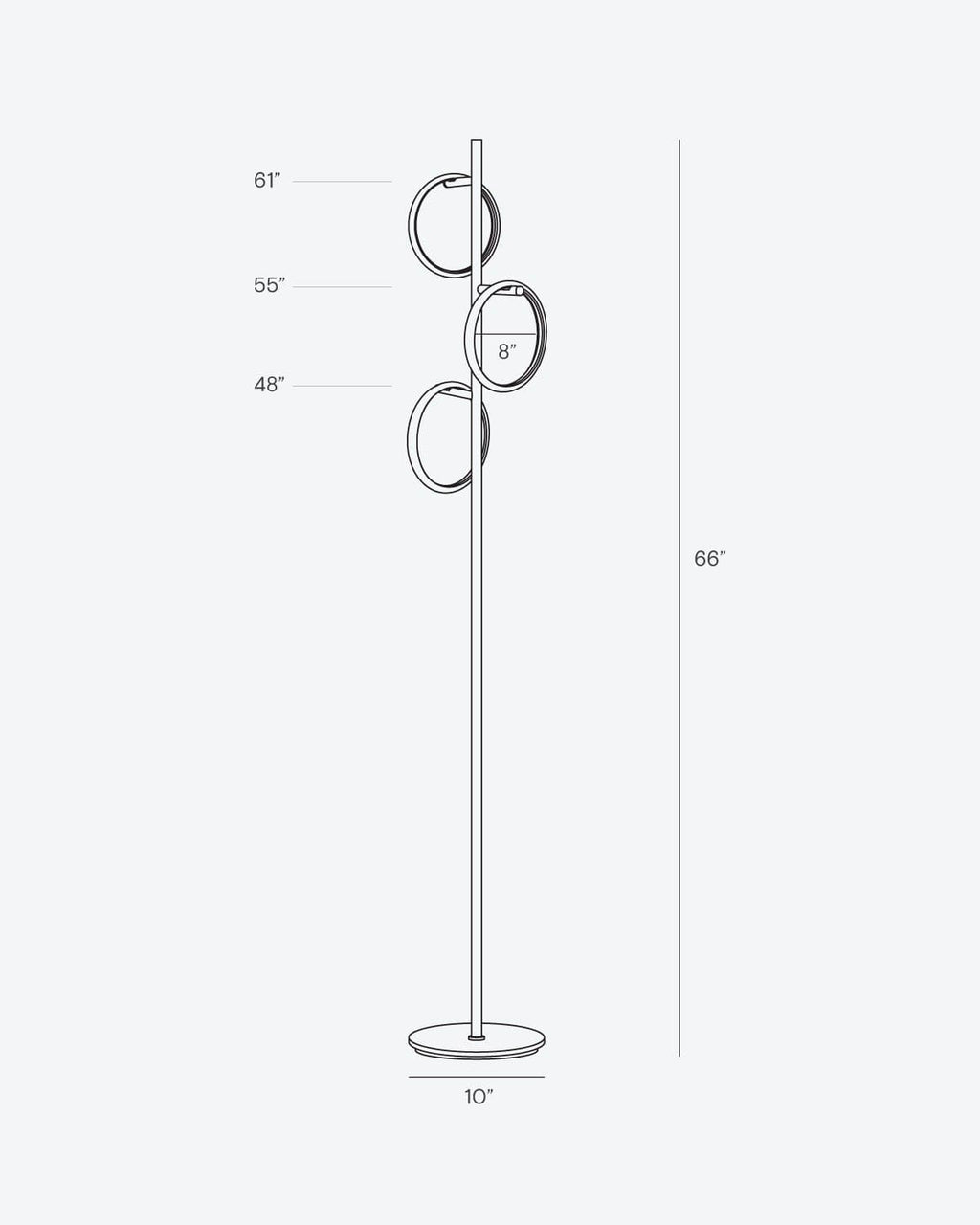 Saturn Floor Lamp - Smart Ambient Lighting Comfort (Floor Lamp, Living Room Light, Modern Stand Light)