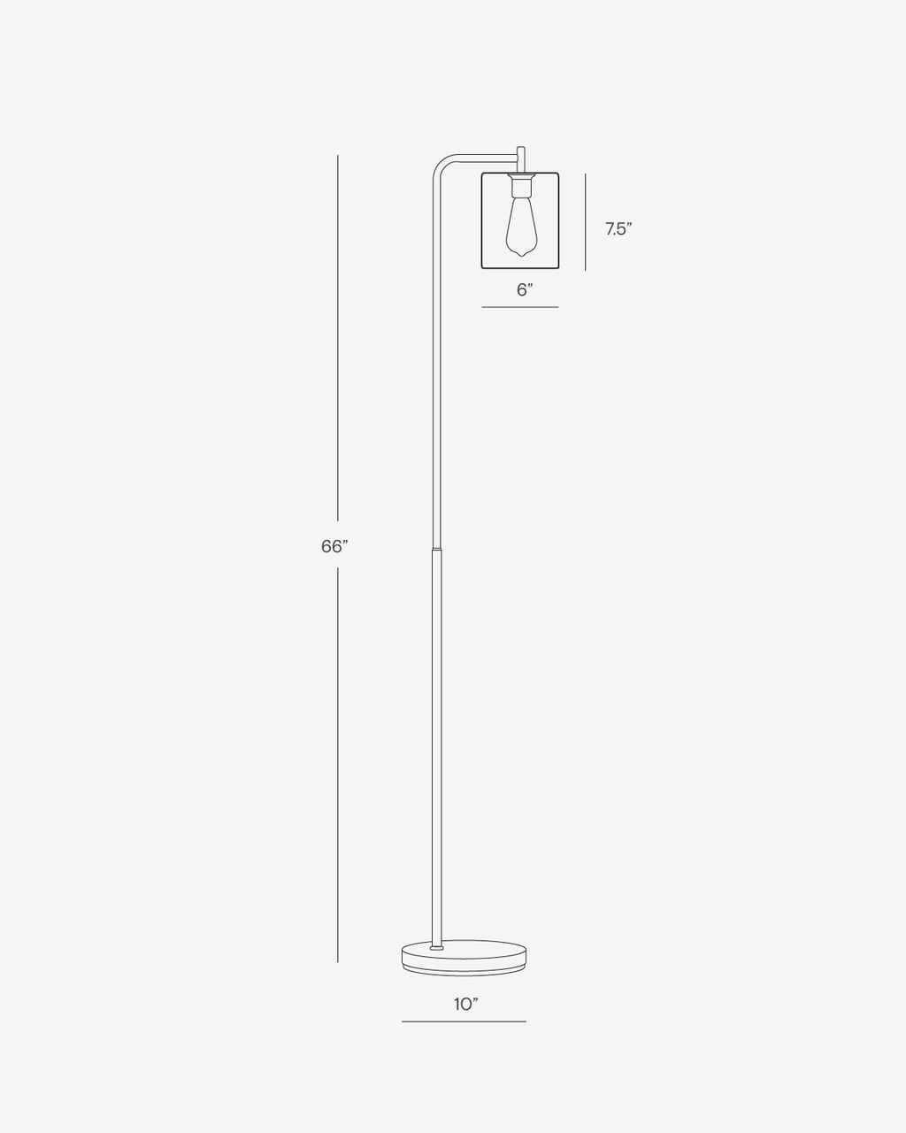 Elizabeth Floor Lamp - Smart Ambient Lighting Comfort (Floor Lamp, Living Room Light, Modern Stand Light)