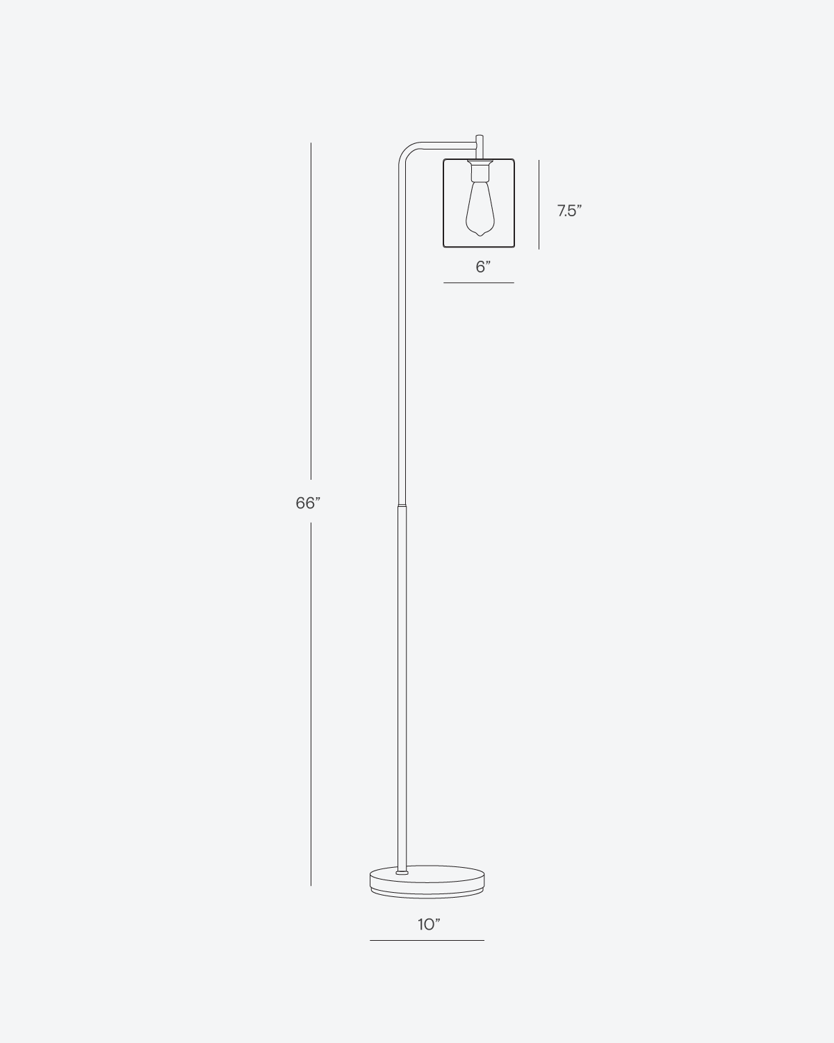 Elizabeth Floor Lamp - Smart Ambient Lighting Comfort (Floor Lamp, Living Room Light, Modern Stand Light)