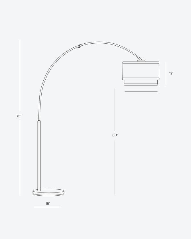 Mason Floor Lamp - Smart Ambient Lighting Comfort (Floor Lamp, Living Room Light, Modern Stand Light)