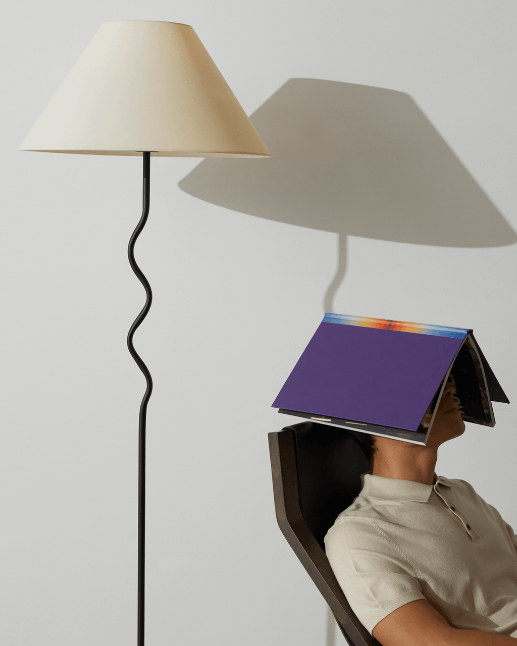 Squiggle Floor Lamp - Smart Ambient Lighting Comfort (Floor Lamp, Living Room Light, Modern Stand Light)