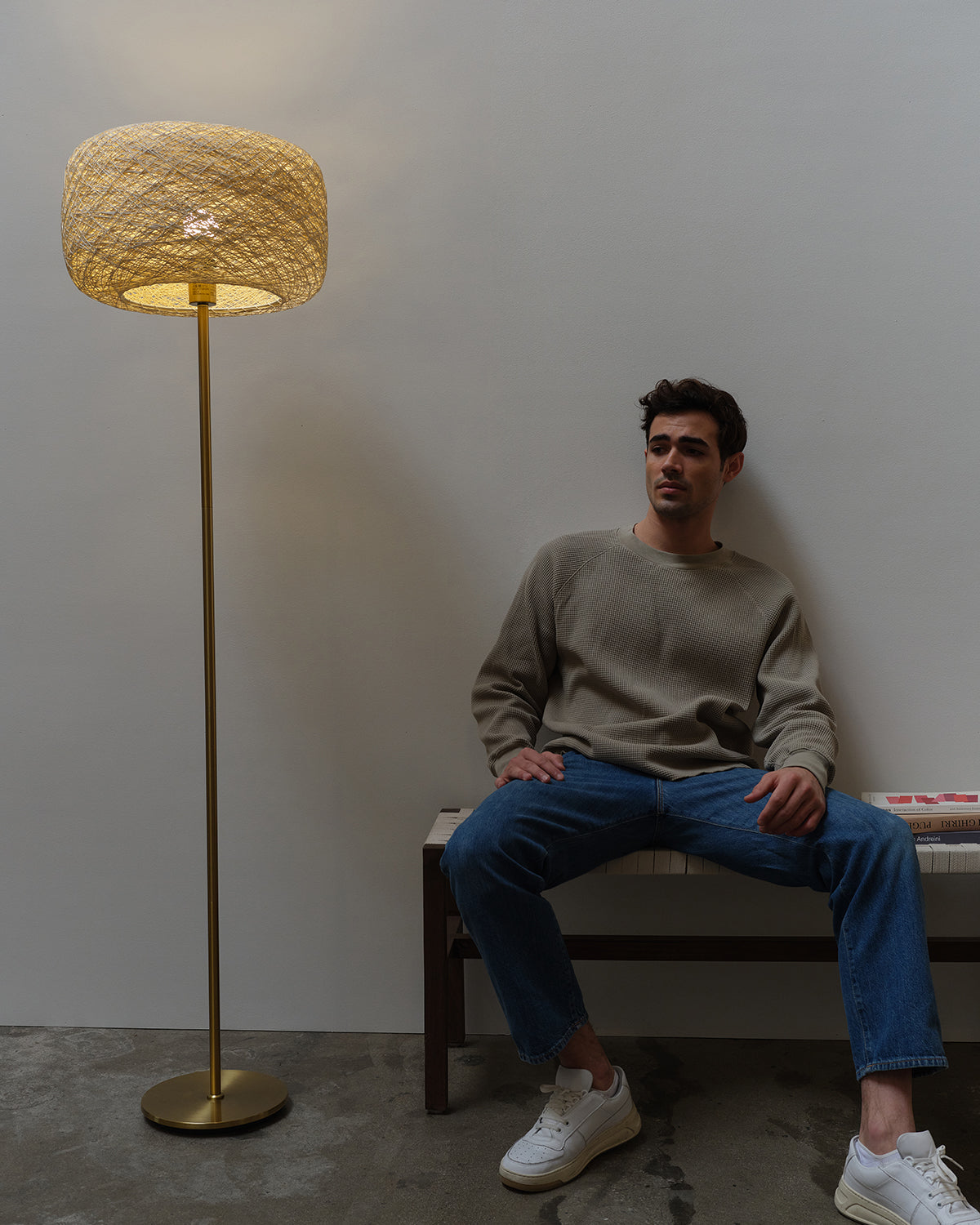 Rowan Floor Lamp - Smart Ambient Lighting Comfort (Floor Lamp, Living Room Light, Modern Stand Light)