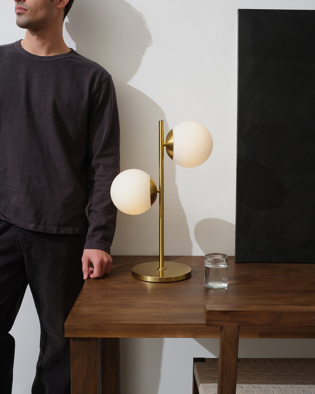 Sphere Table Lamp - Smart Ambient Lighting Comfort (Table Lamp, Indoor Lighting, Modern Desk Light)