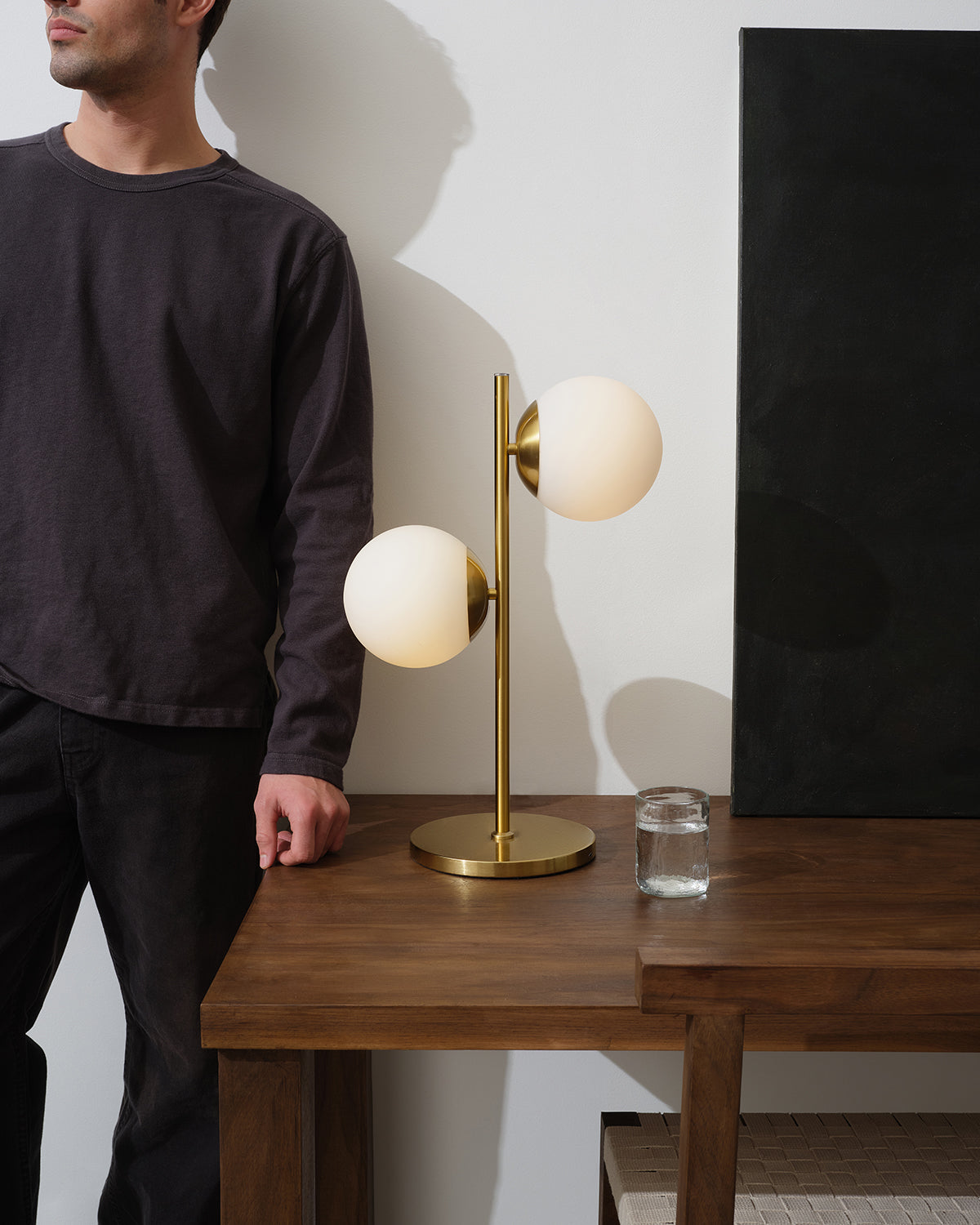 Sphere Table Lamp - Smart Ambient Lighting Comfort (Table Lamp, Indoor Lighting, Modern Desk Light)