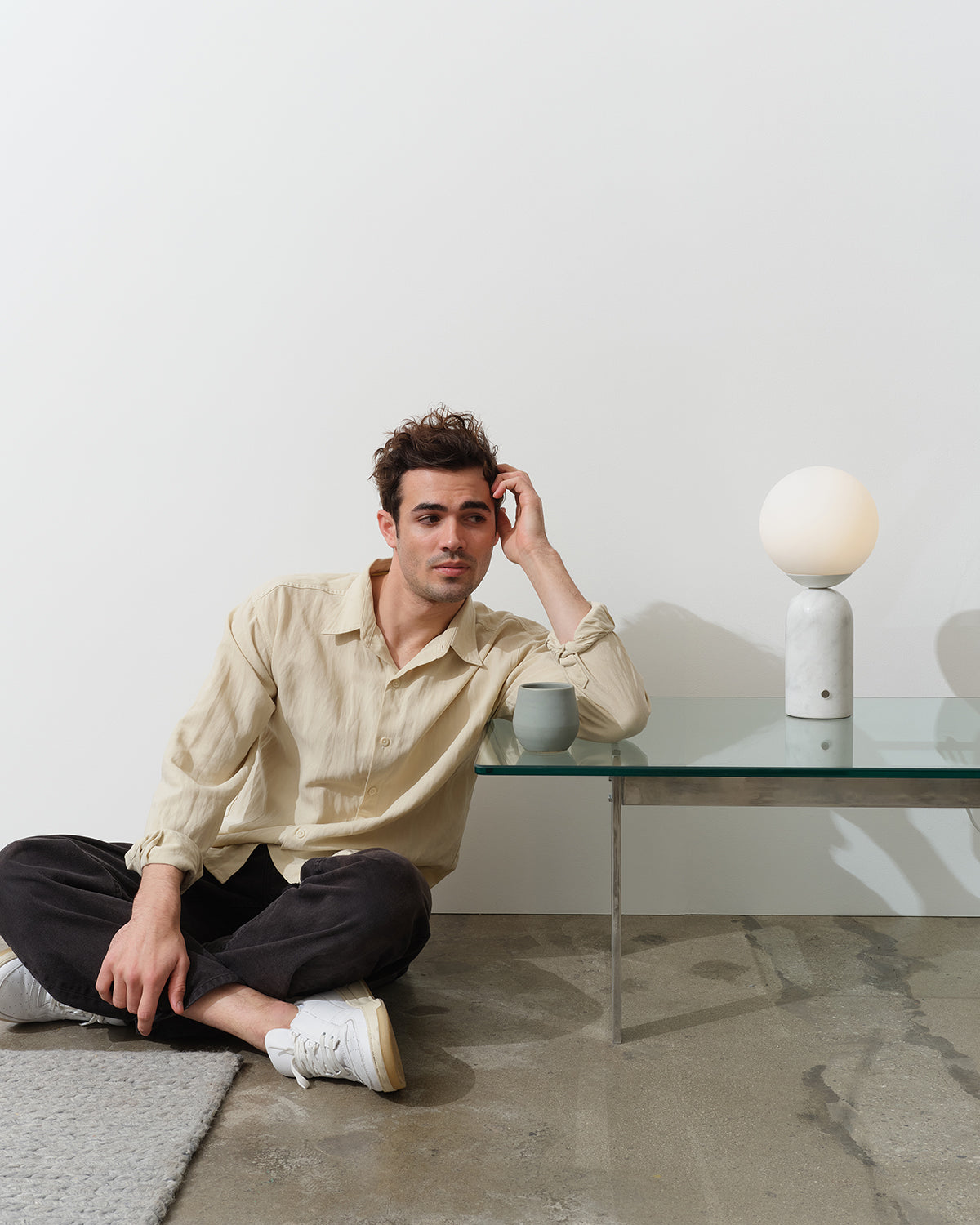 Mila Tall Table Lamp - Smart Ambient Lighting Comfort (Table Lamp, Indoor Lighting, Modern Desk Light)