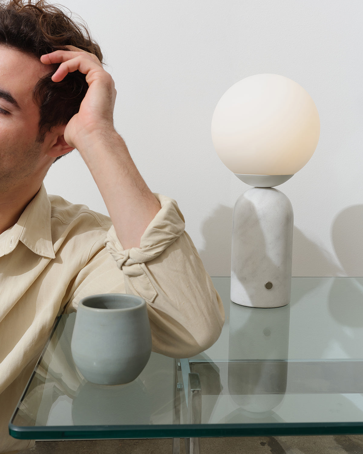 Mila Tall Table Lamp - Smart Ambient Lighting Comfort (Table Lamp, Indoor Lighting, Modern Desk Light)