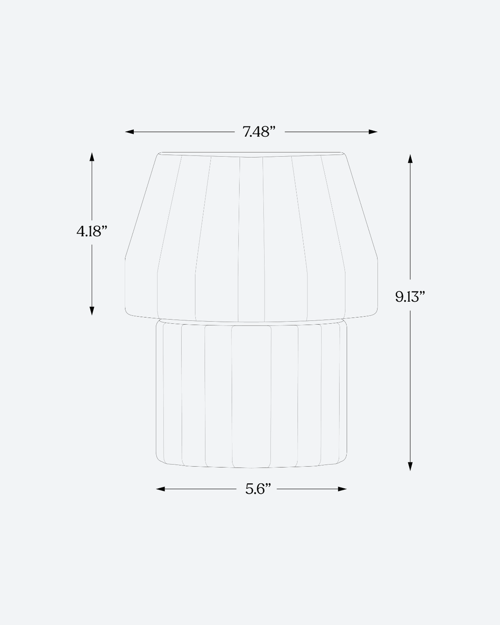 Duke Table Lamp - Smart Ambient Lighting Comfort (Table Lamp, Indoor Lighting, Modern Desk Light)