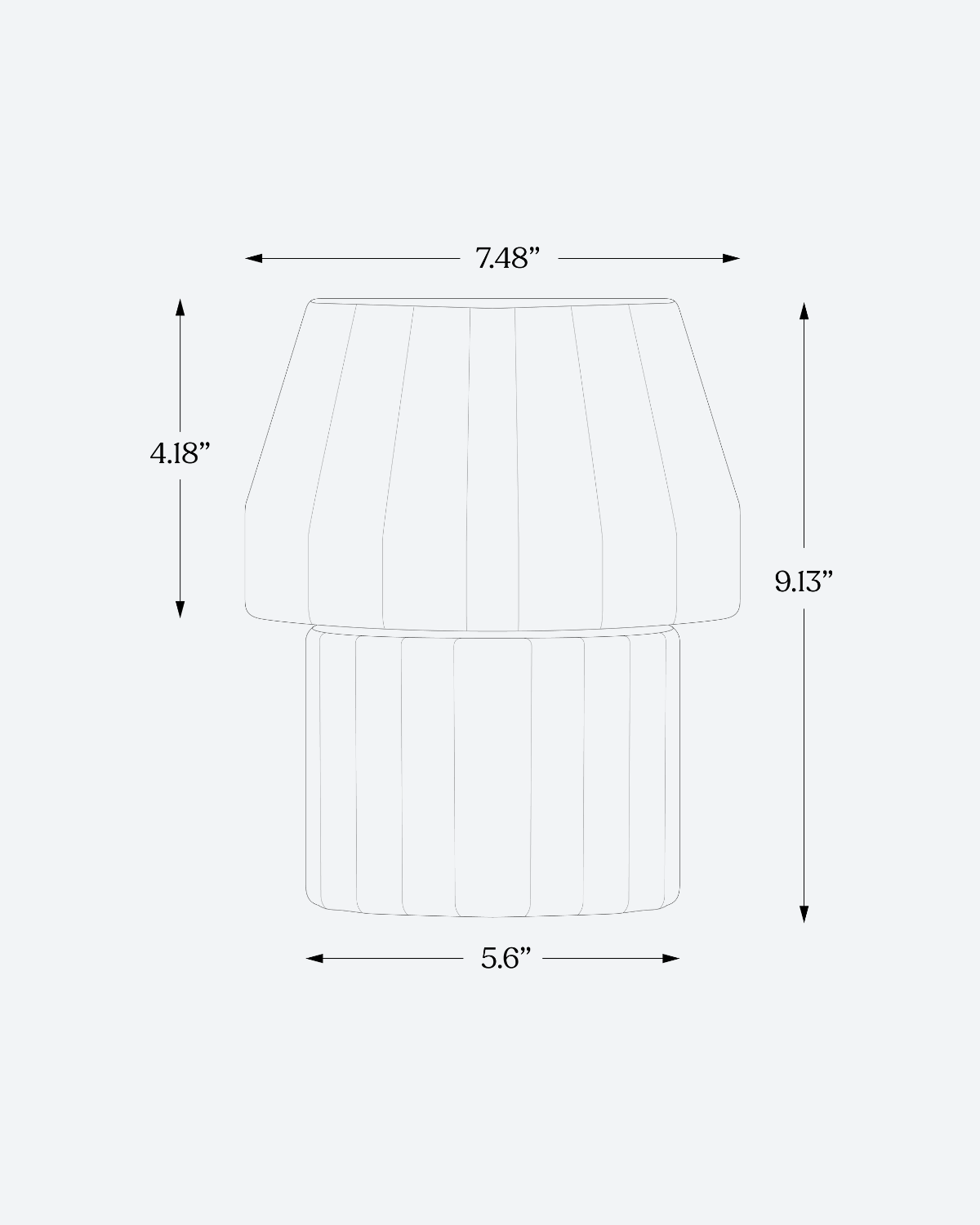 Duke Table Lamp - Smart Ambient Lighting Comfort (Table Lamp, Indoor Lighting, Modern Desk Light)