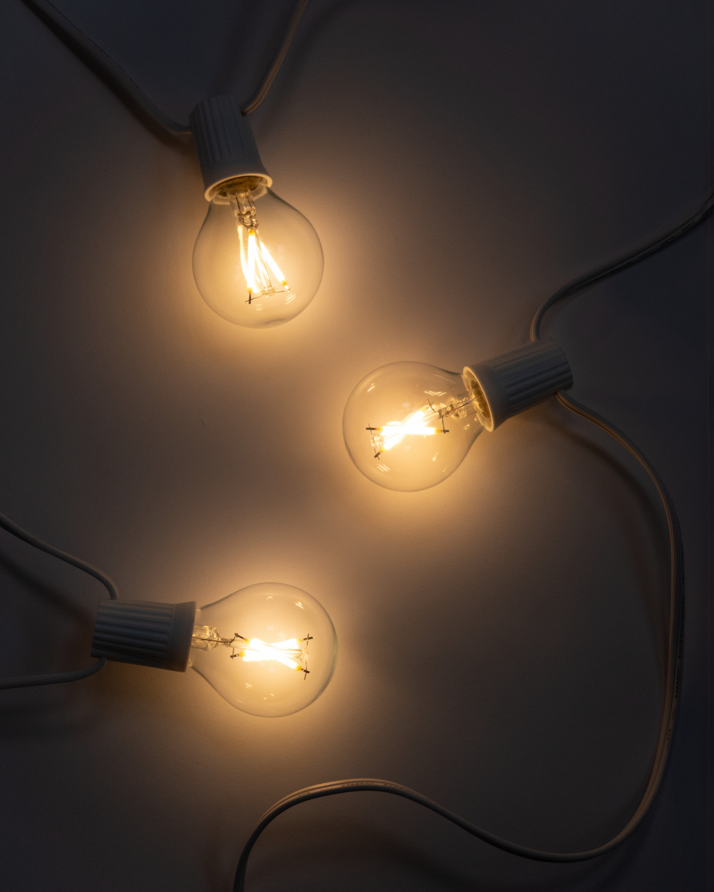 Ambience Globe LED Plug In String Lights - Smart Ambient Lighting Comfort (Outdoor String Lights, Patio Lighting, Backyard Light)
