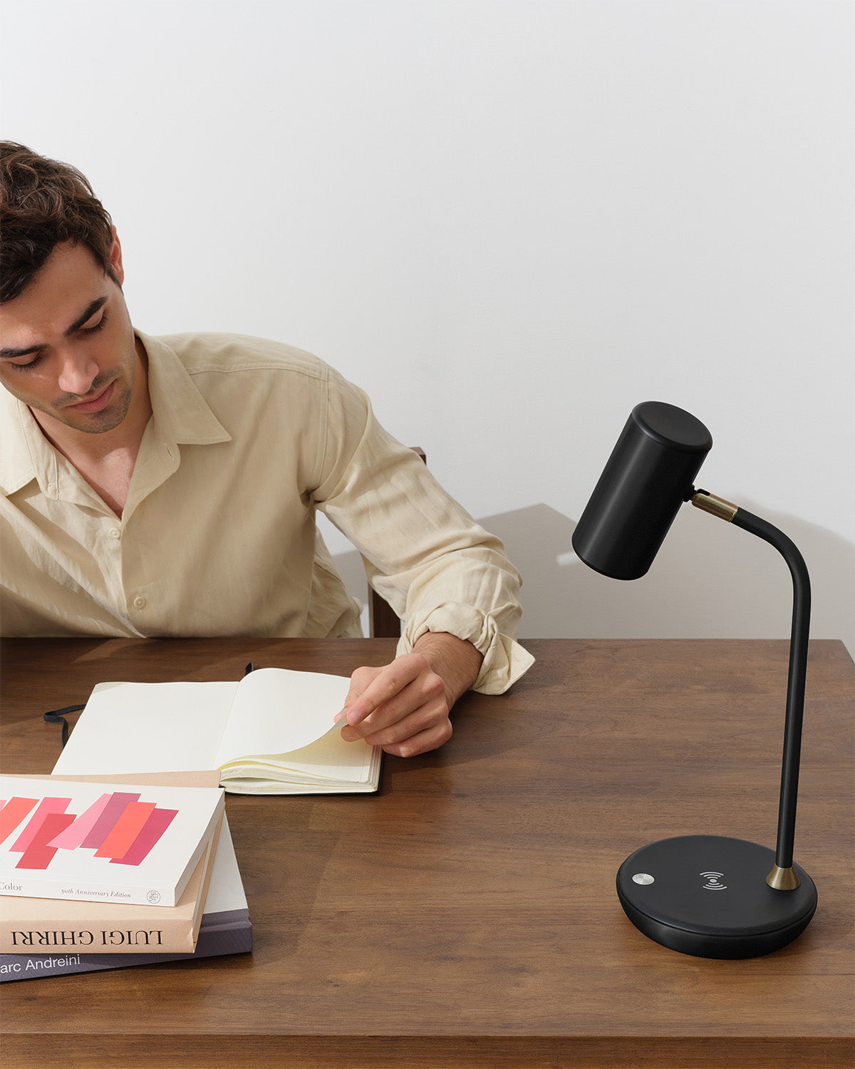 Ezra Table Lamp - Smart Ambient Lighting Comfort (Table Lamp, Indoor Lighting, Modern Desk Light)