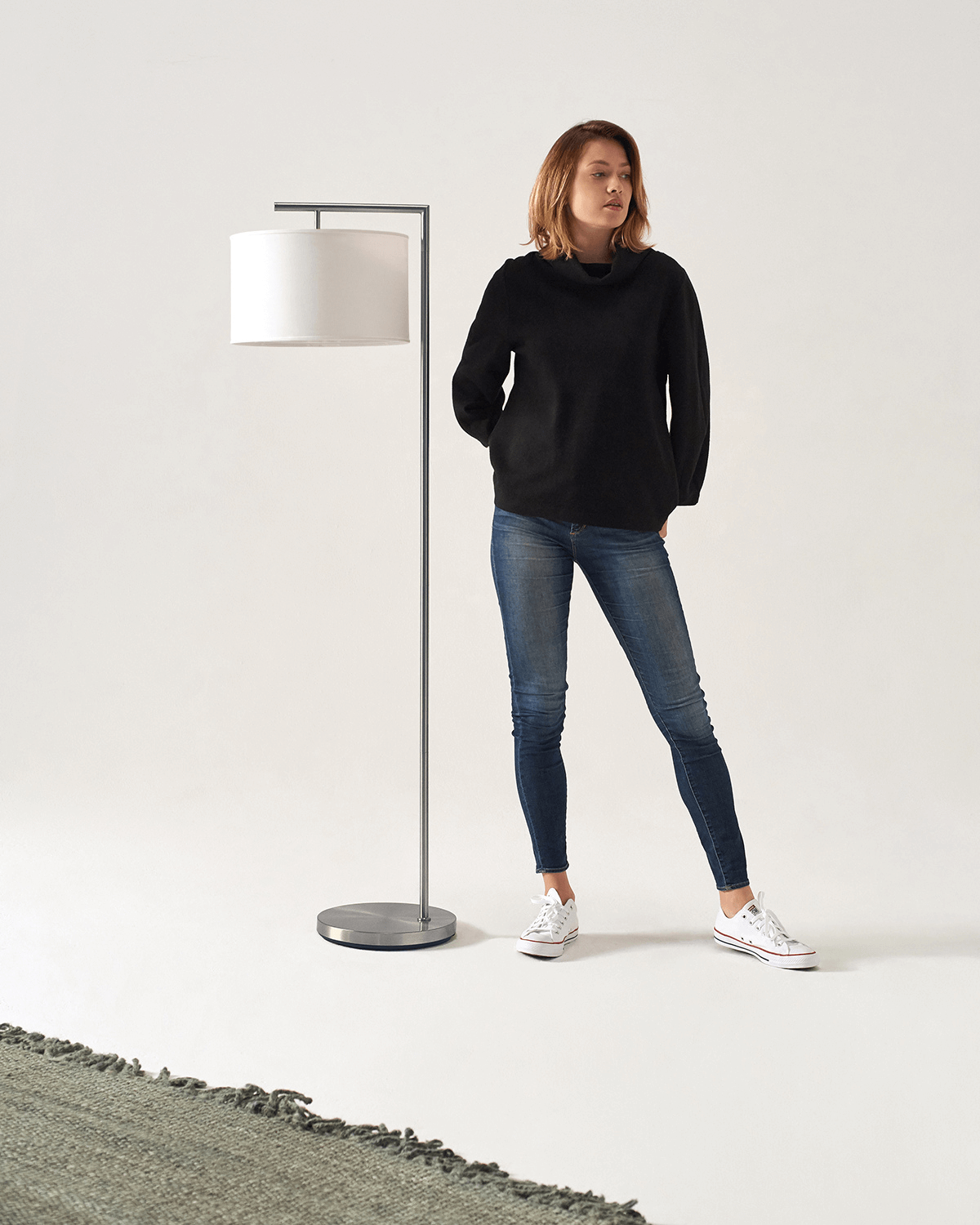 Montage Modern Floor Lamp - Smart Ambient Lighting Comfort (Floor Lamp, Living Room Light, Modern Stand Light)
