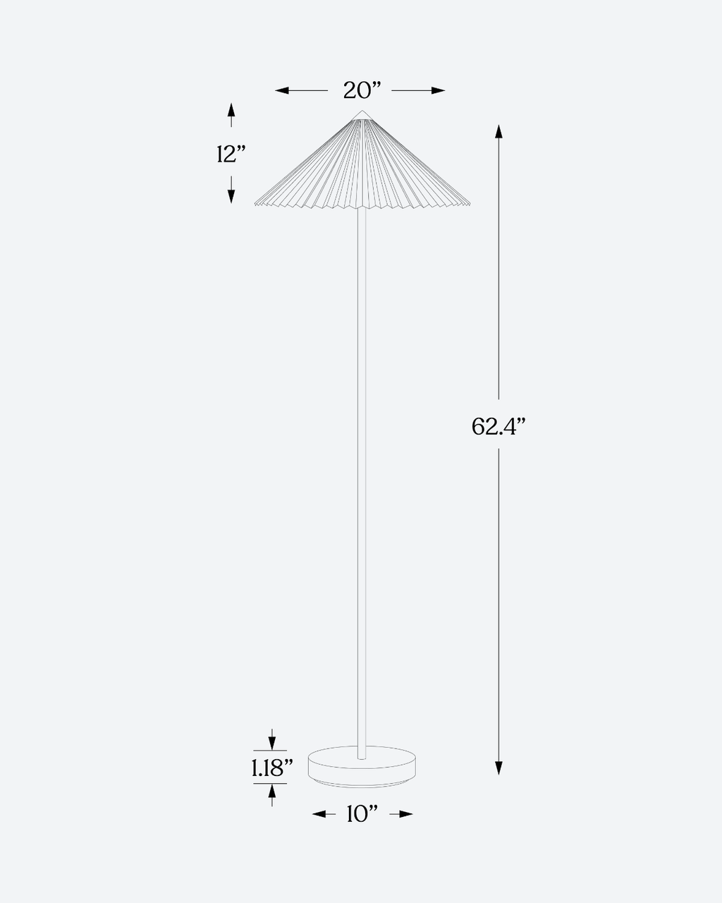 Sienna Floor Lamp - Smart Ambient Lighting Comfort (Floor Lamp, Living Room Light, Modern Stand Light)