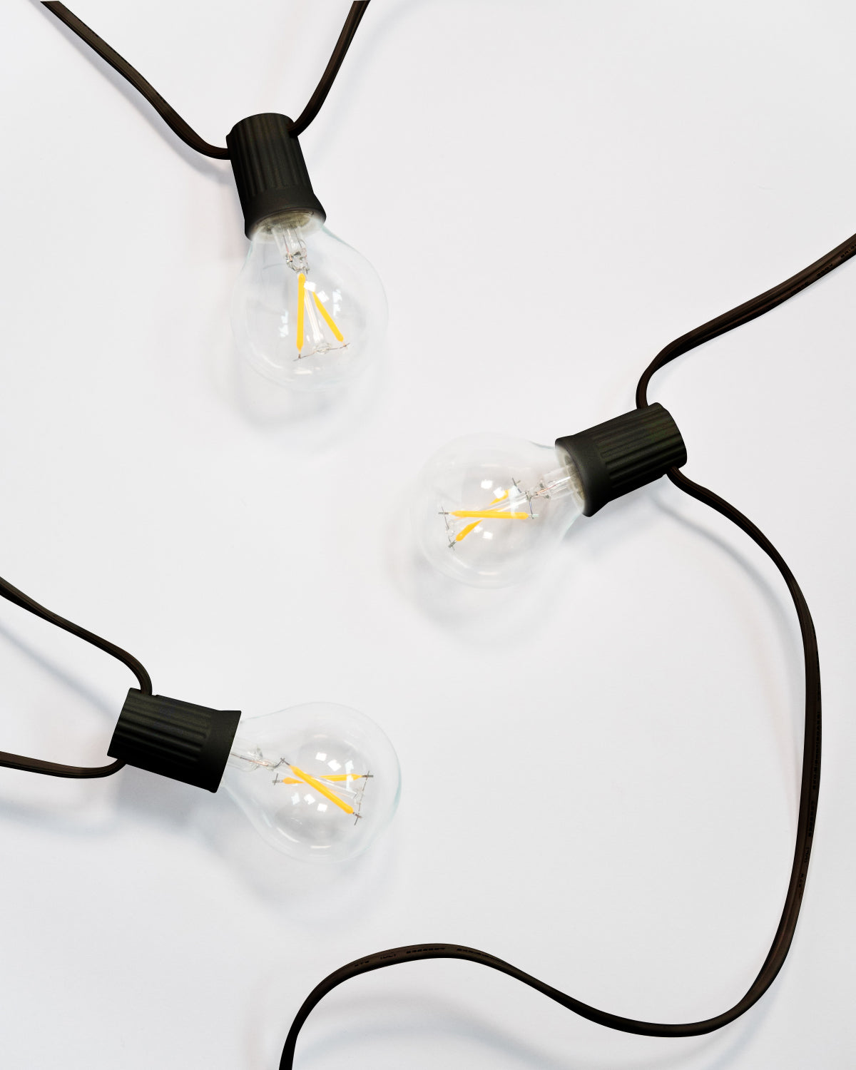 Ambience Globe LED Plug In String Lights - Smart Ambient Lighting Comfort (Outdoor String Lights, Patio Lighting, Backyard Light)