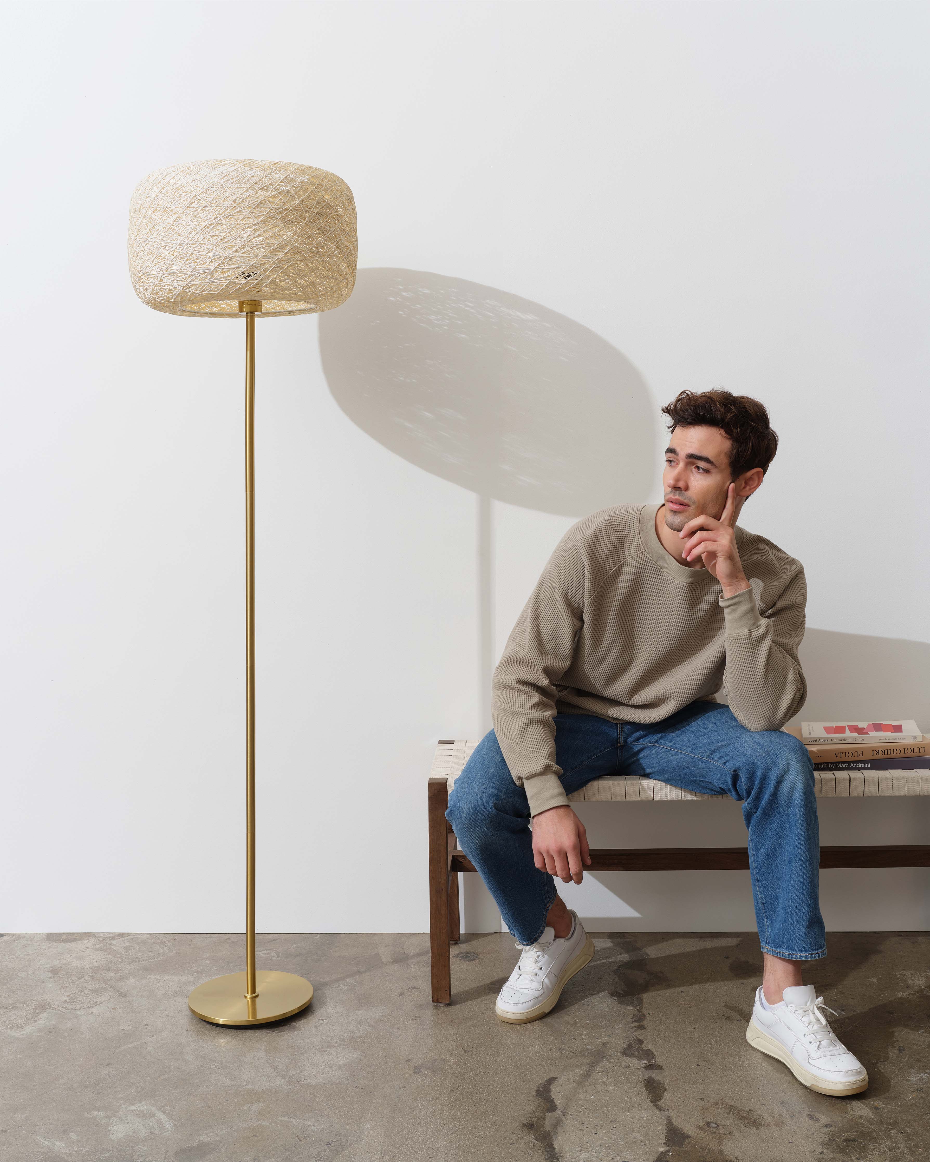 Rowan Floor Lamp - Smart Ambient Lighting Comfort (Floor Lamp, Living Room Light, Modern Stand Light)