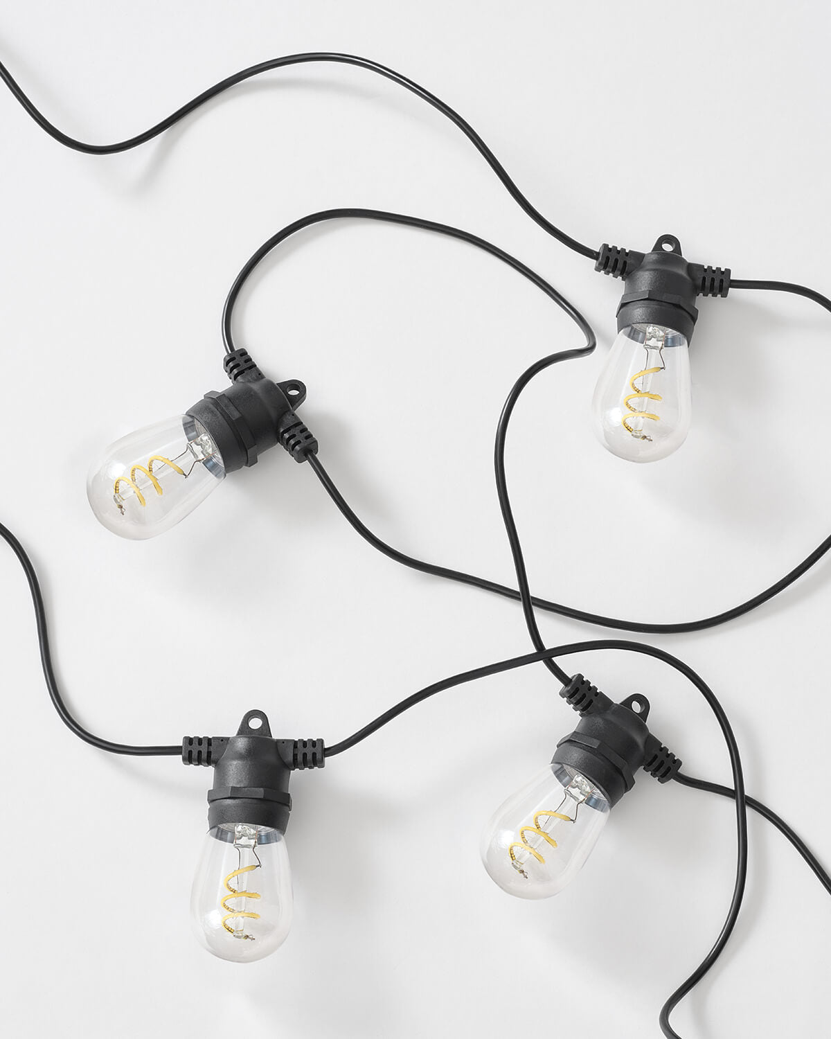 Spiral Solar String Lights - Smart Ambient Lighting Comfort (Outdoor String Lights, Patio Lighting, Backyard Light)