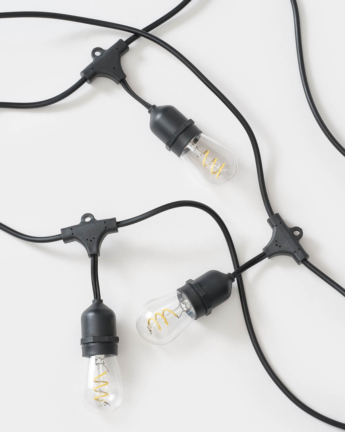 Spiral Hanging Plug-in String Lights - Smart Ambient Lighting Comfort (Outdoor String Lights, Patio Lighting, Backyard Light)