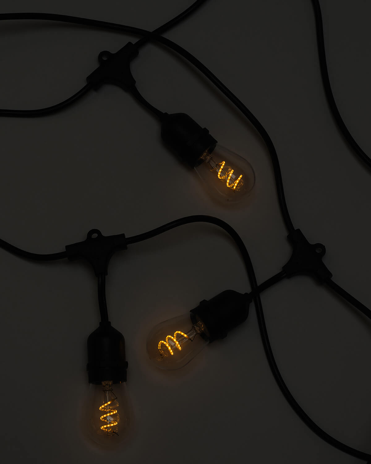 Spiral Hanging Plug-in String Lights - Smart Ambient Lighting Comfort (Outdoor String Lights, Patio Lighting, Backyard Light)