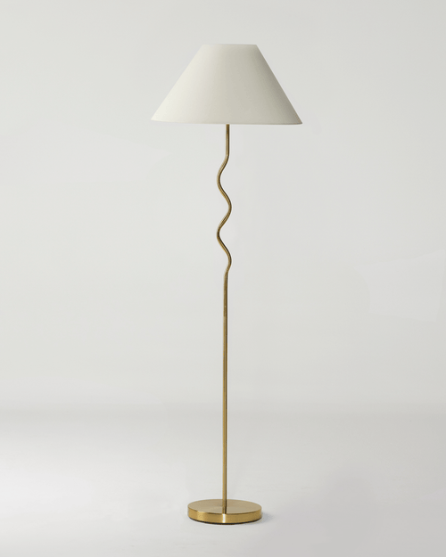 Squiggle Floor Lamp - Smart Ambient Lighting Comfort (Floor Lamp, Living Room Light, Modern Stand Light)