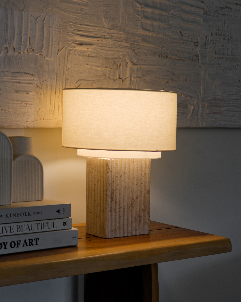 Atticus Table Lamp - Smart Ambient Lighting Comfort (Table Lamp, Indoor Lighting, Modern Desk Light)