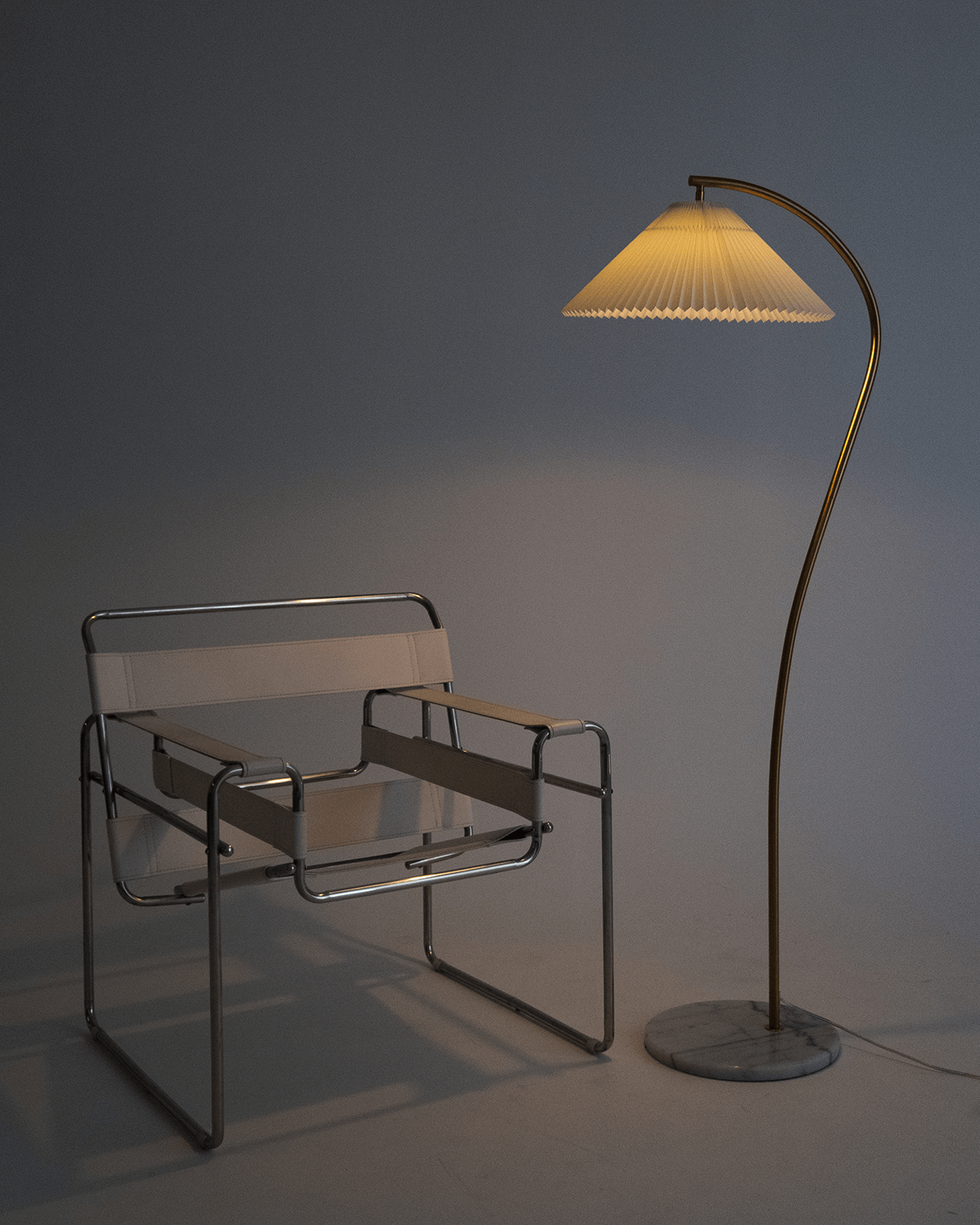 Athena Floor Lamp - Smart Ambient Lighting Comfort (Floor Lamp, Living Room Light, Modern Stand Light)