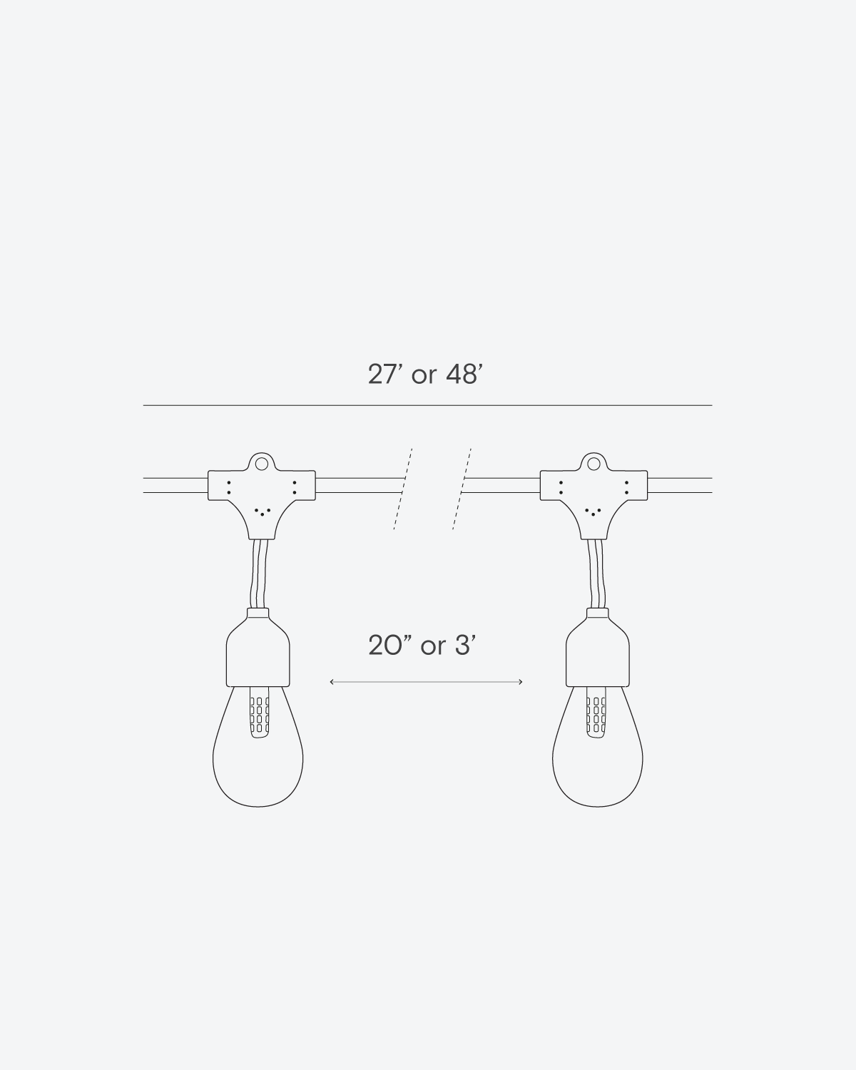 Ambience Pro Solar Hanging - Smart Ambient Lighting Comfort (Outdoor String Lights, Patio Lighting, Backyard Light)