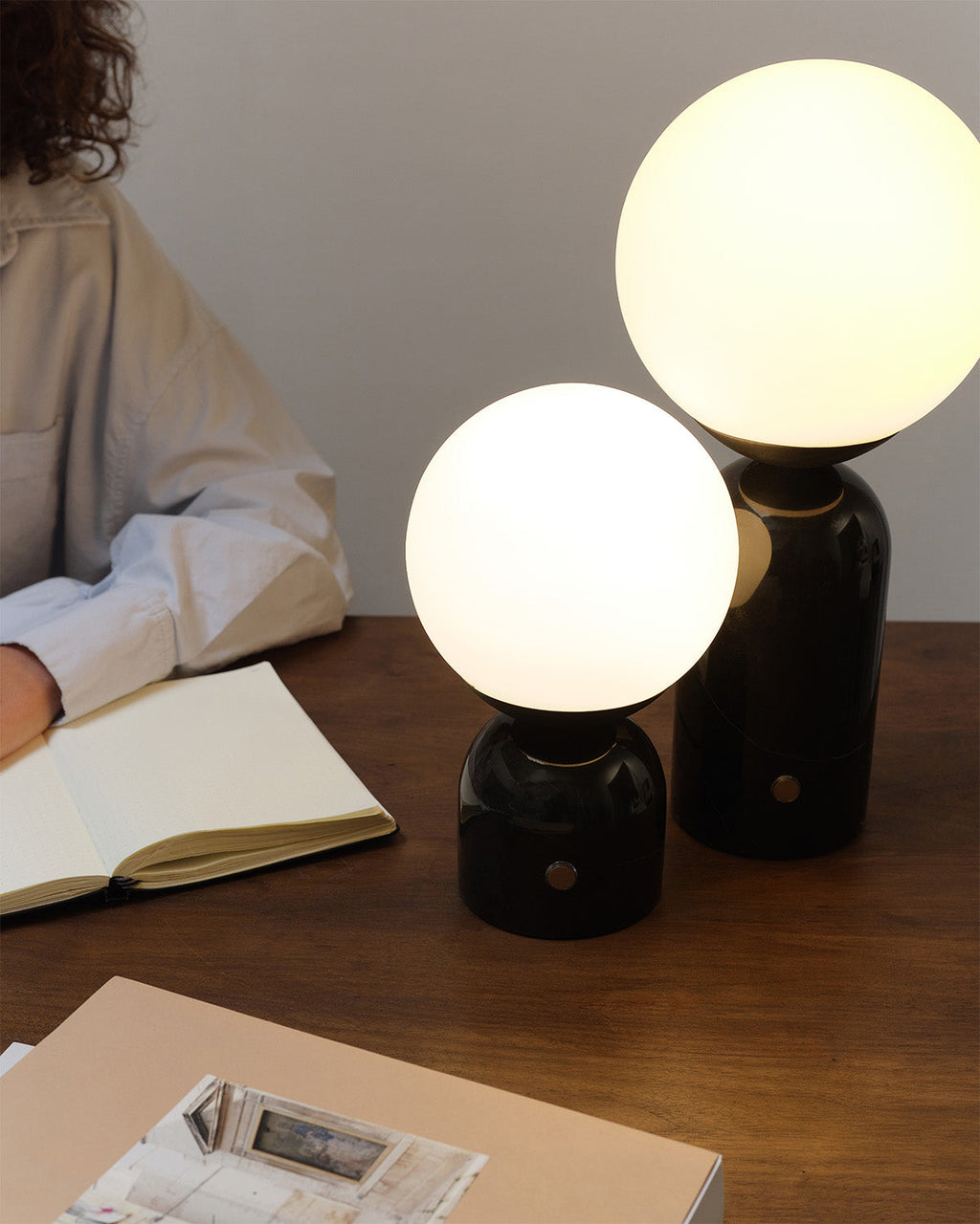 Mila Tall Table Lamp - Smart Ambient Lighting Comfort (Table Lamp, Indoor Lighting, Modern Desk Light)