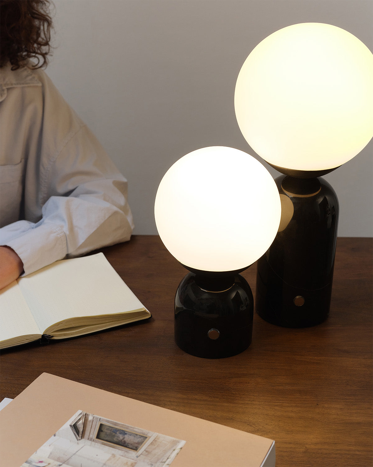 Mila Tall Table Lamp - Smart Ambient Lighting Comfort (Table Lamp, Indoor Lighting, Modern Desk Light)