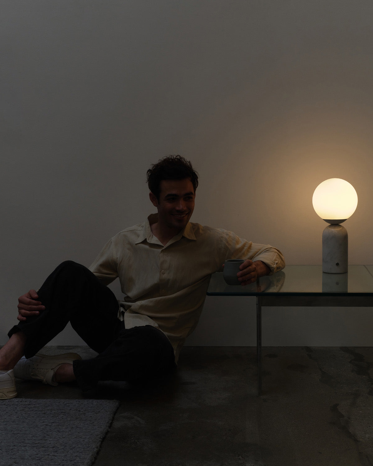 Mila Tall Table Lamp - Smart Ambient Lighting Comfort (Table Lamp, Indoor Lighting, Modern Desk Light)