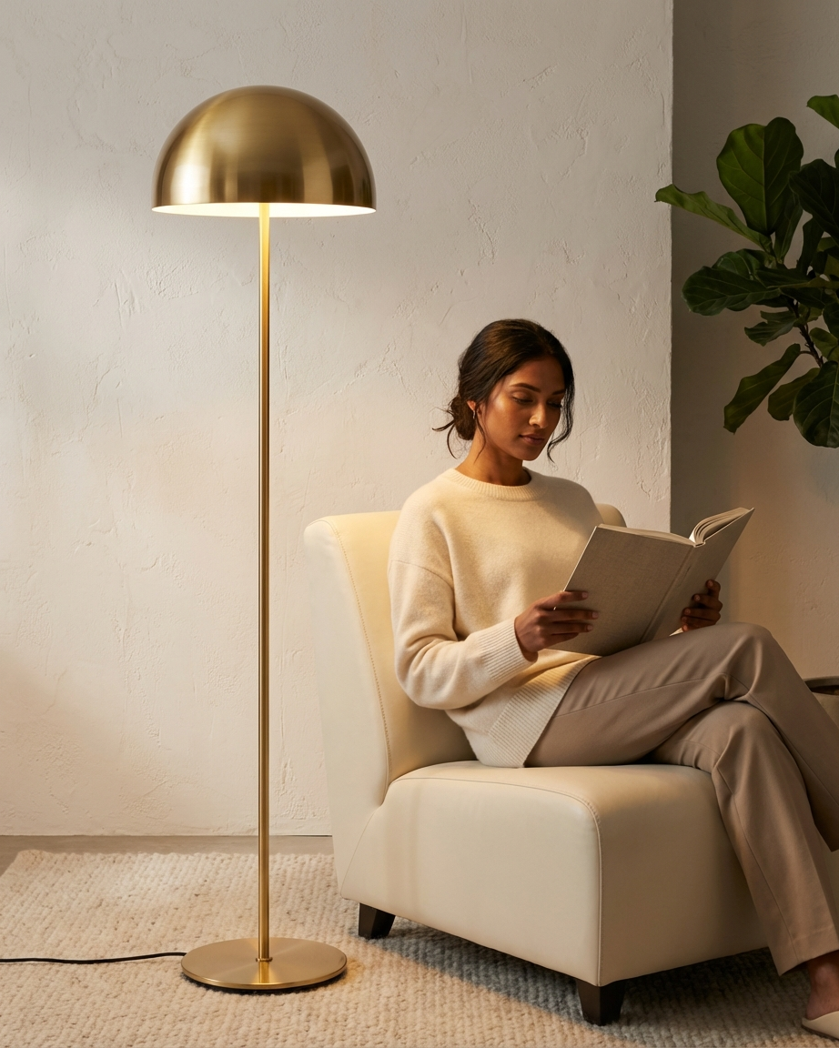 Ono Floor Lamp - Smart Ambient Lighting Comfort (Floor Lamp, Living Room Light, Modern Stand Light)